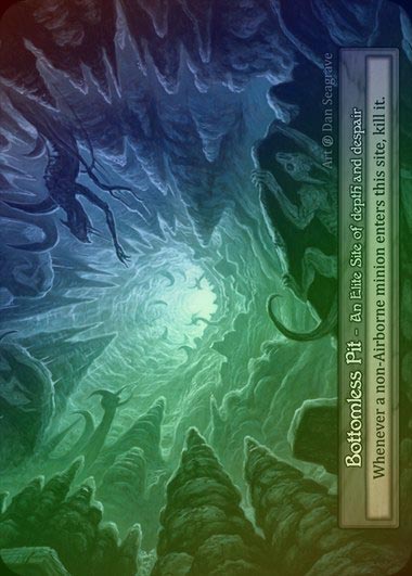【FOIL】[Site] Bottomless Pit [beta-Elite]